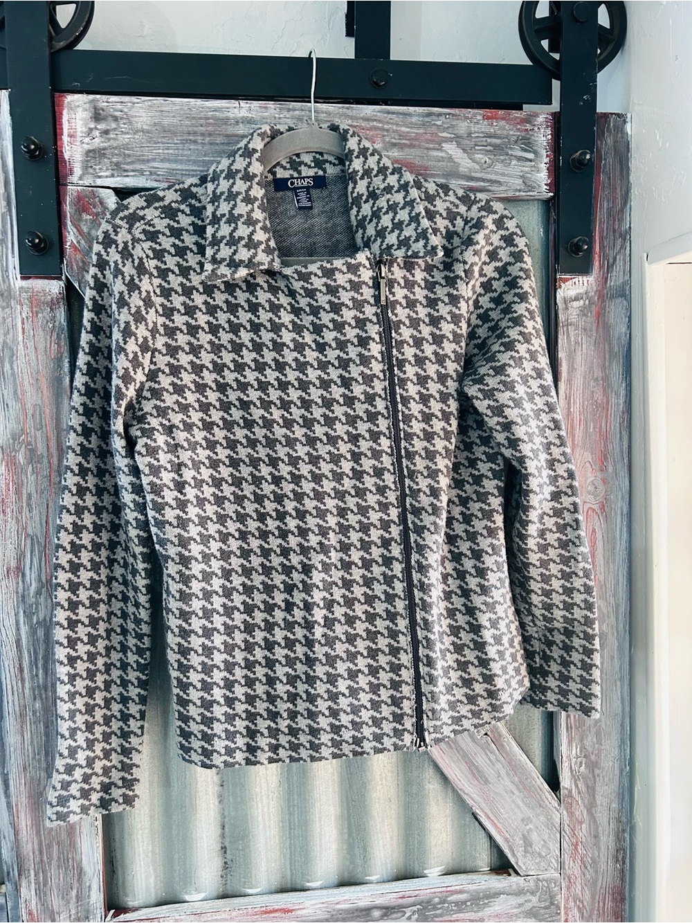 Chaps A-Symetrical Zipper Jacket